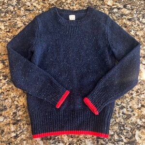 Crewcuts Dark Blue Sweater‎ with Red Trim